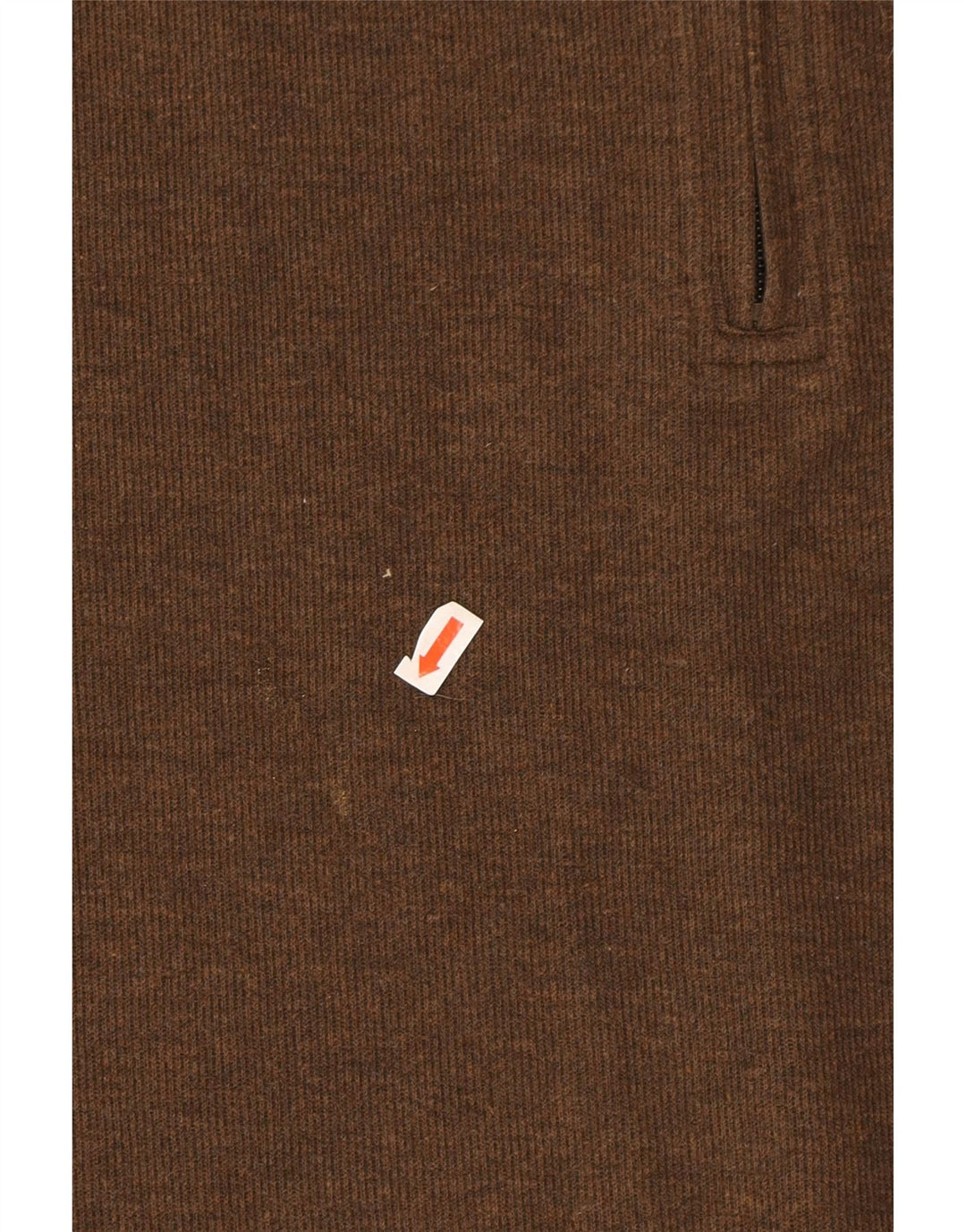 DOCKERS Mens Zip Neck Jumper Sweater Large Brown Cotton Vintage Dockers and Second-Hand Dockers from Messina Hembry 