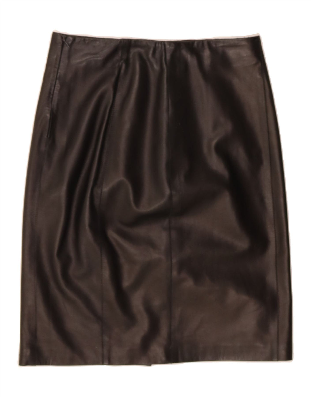 VINTAGE Womens Leather Skirt W30 Medium Black Vintage Vintage and Second-Hand Vintage from Messina Hembry 