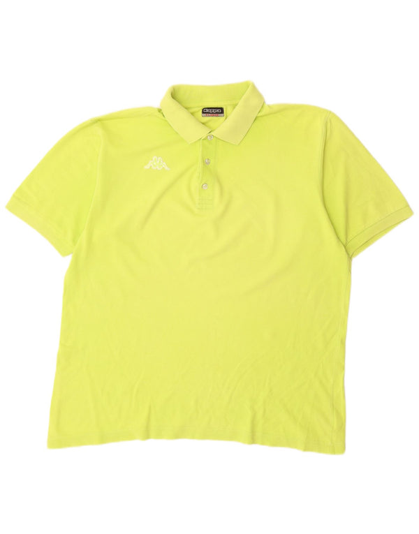 Kappa Herren Poloshirt XL Grüne Baumwolle