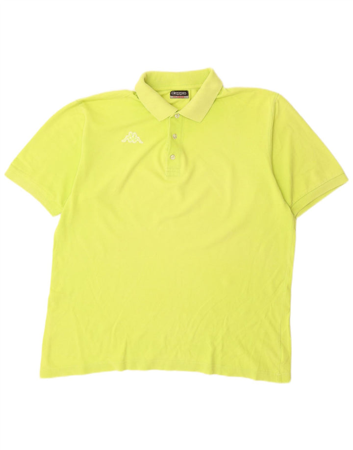 Kappa Herren Poloshirt XL Grüne Baumwolle