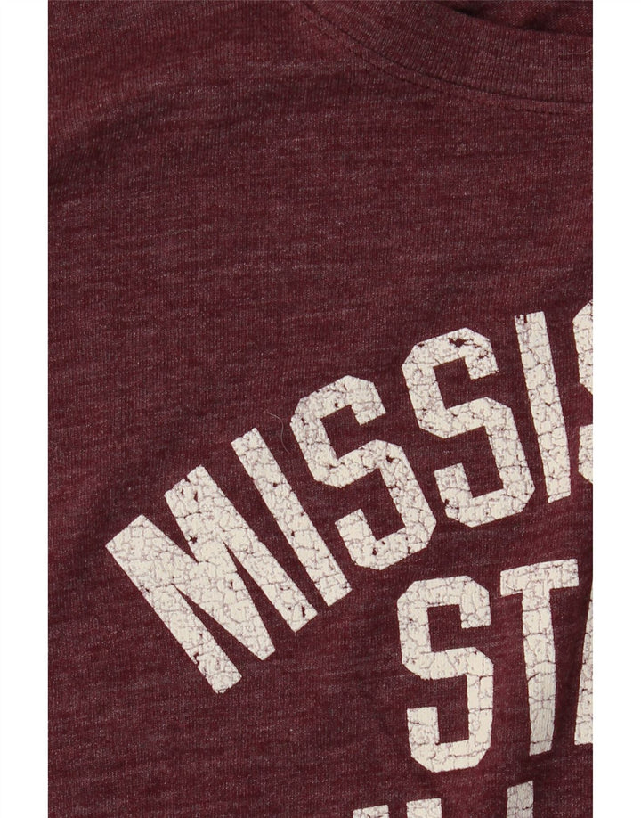 Adidas Herren Graphic Top Langarm Medium Burgund