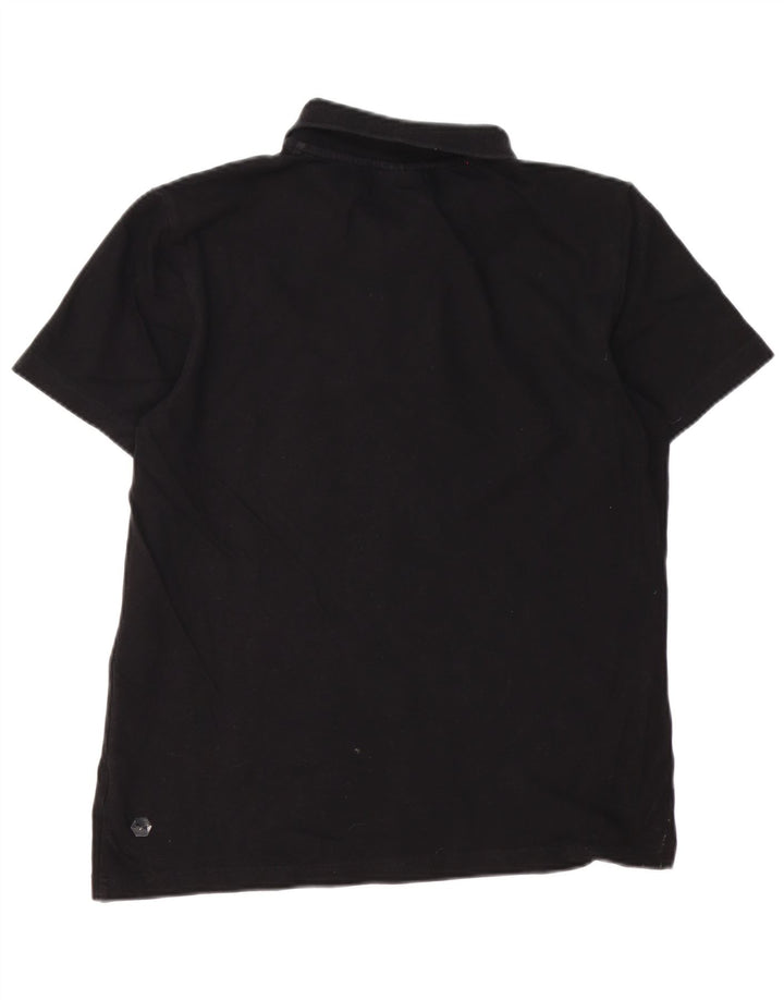 Puma Herren Poloshirt Medium Schwarz Baumwolle