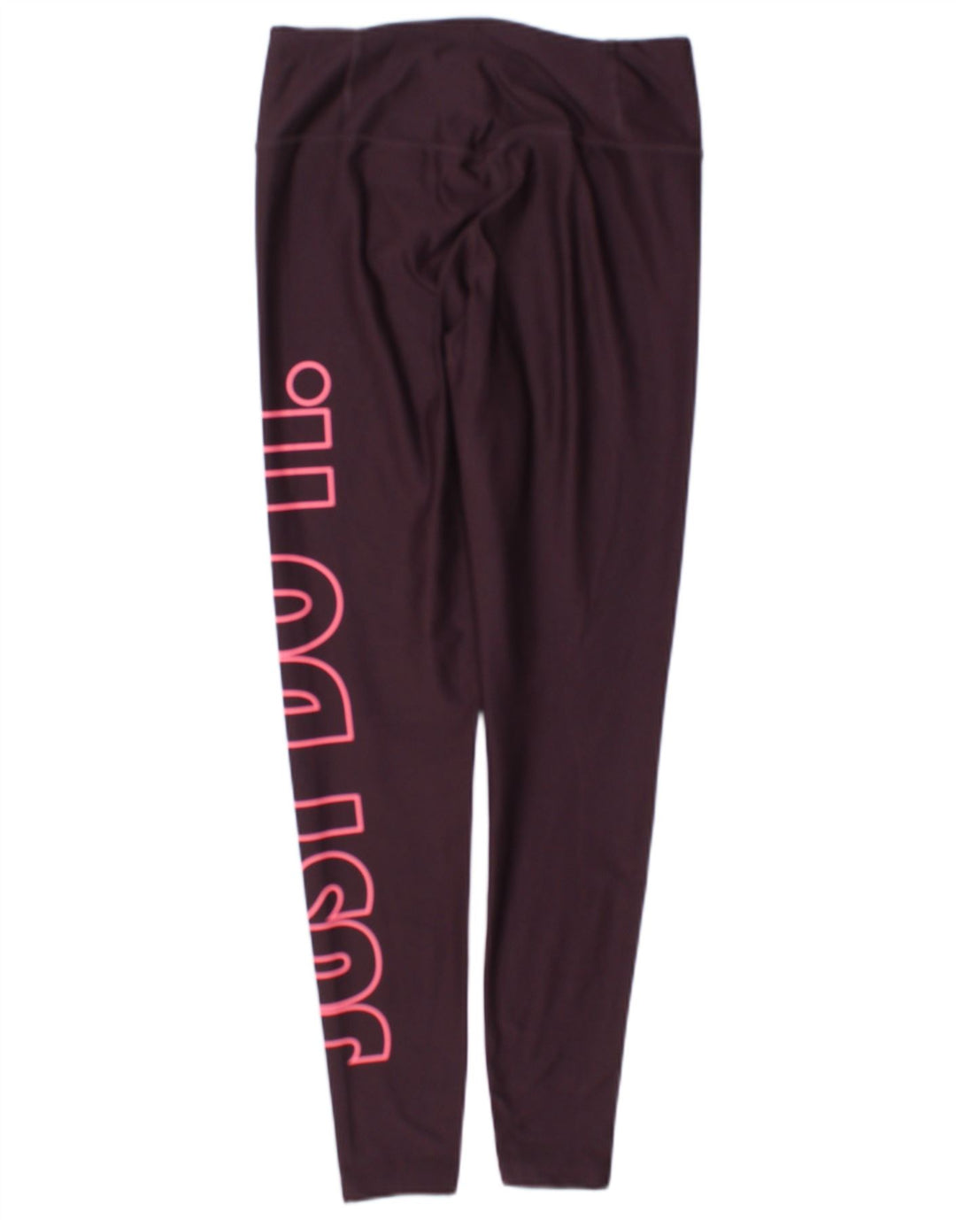Nike Damen Dri Fit Graphic Leggings UK 10 Small Burgunderrot Polyester