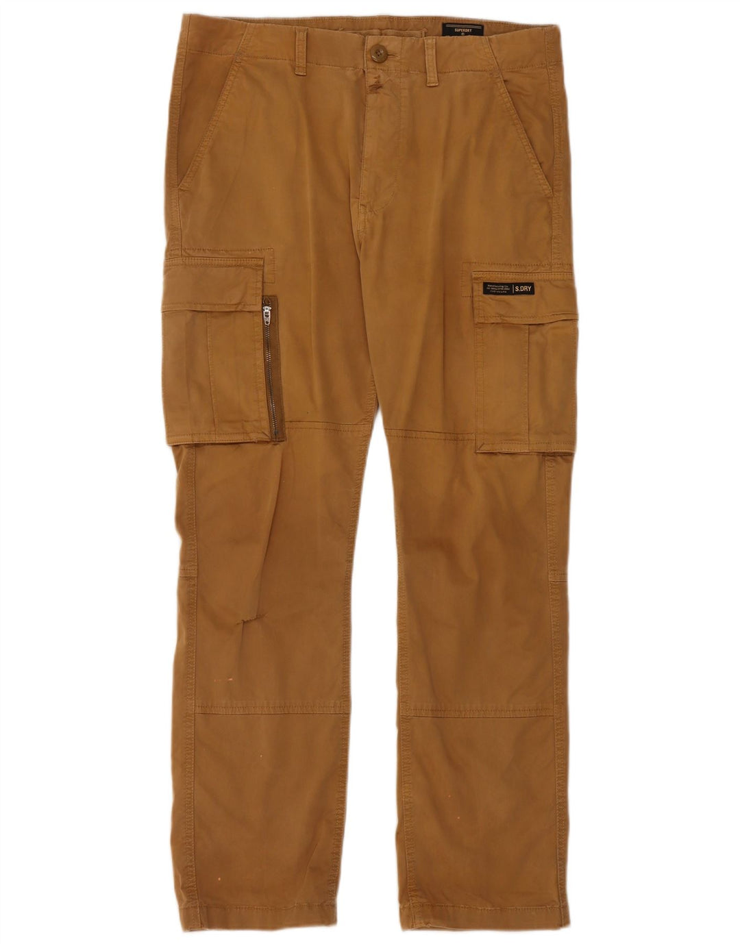 SUPERDRY Gerade Cargohose für Herren, W32, L32, Beige, Baumwolle