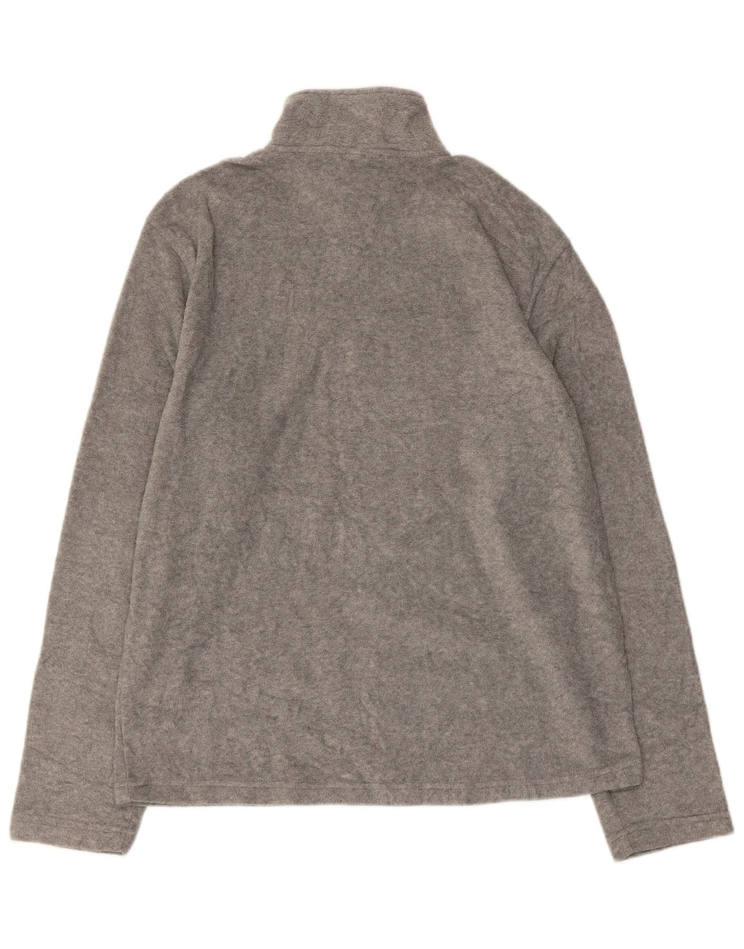 Starter Herren-Fleecepullover mit grafischem Reißverschluss und Halsausschnitt, UK 38/40, mittelgraues Polyester