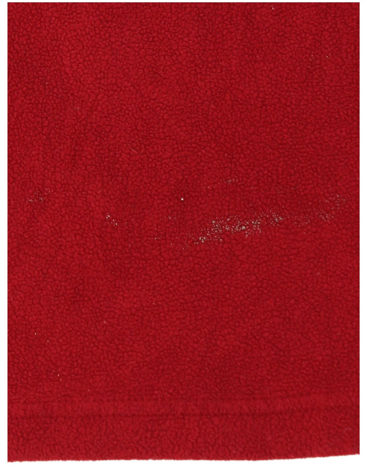 STARTER Herren-Fleecepullover mit Reißverschluss am Hals, XL, Rot