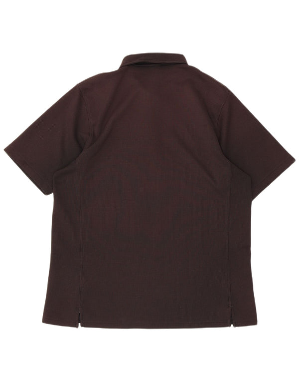 Nike Herren Dri Fit Poloshirt XL Schwarz gepunktetes Polyester
