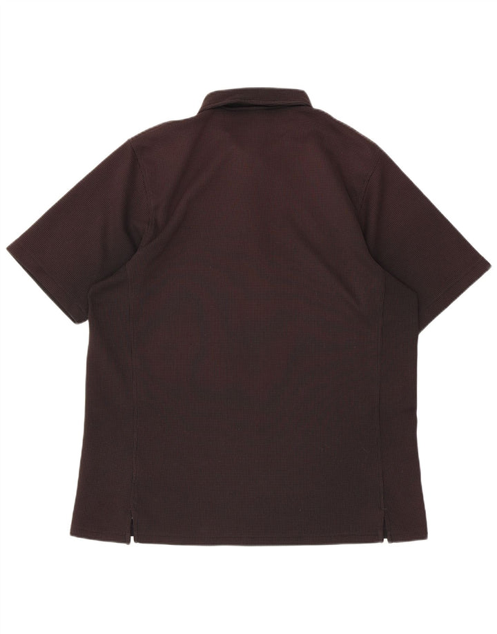 Nike Herren Dri Fit Poloshirt XL Schwarz gepunktetes Polyester