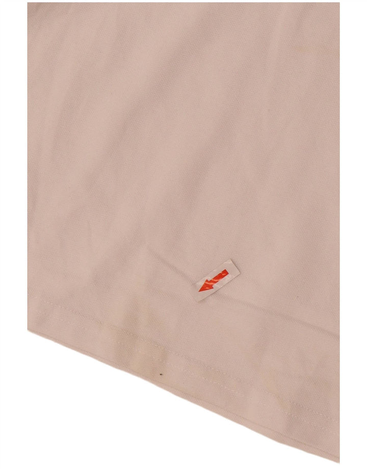 Jack & Jones Herren-Poloshirt mit Grafik, Mittelweiß, Colourblock-Baumwolle