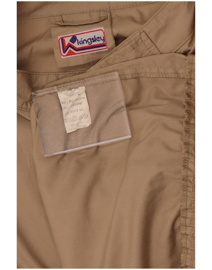 Kingsley Herren Bomberjacke UK 38 Medium Beige Polyester