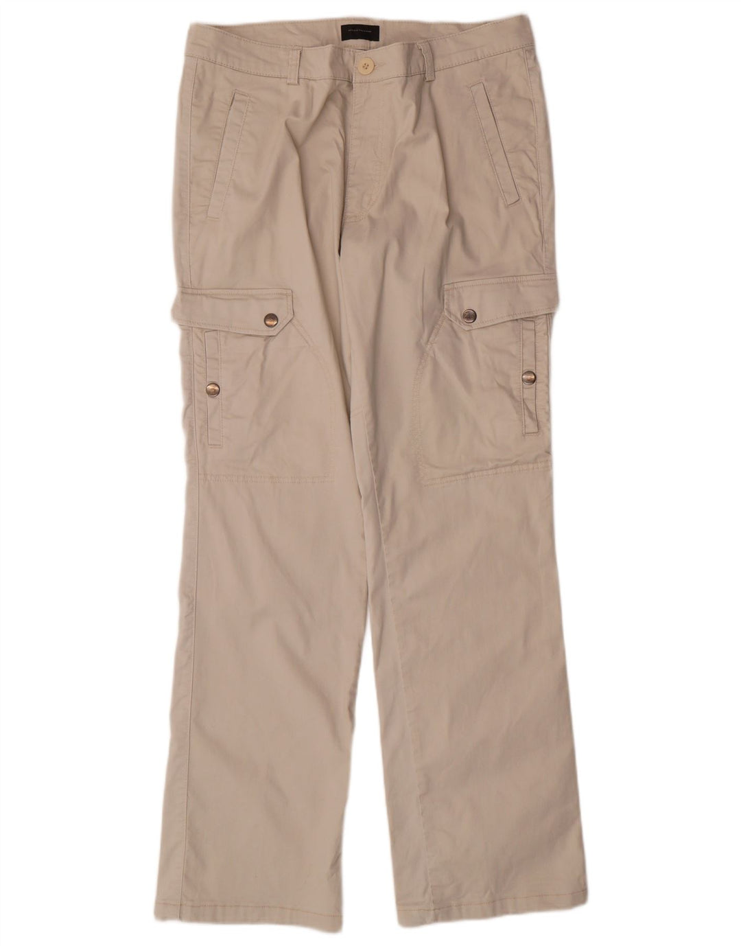 Sergio Tacchini Herren Bootcut Cargohose W36 L32 Beige Baumwolle
