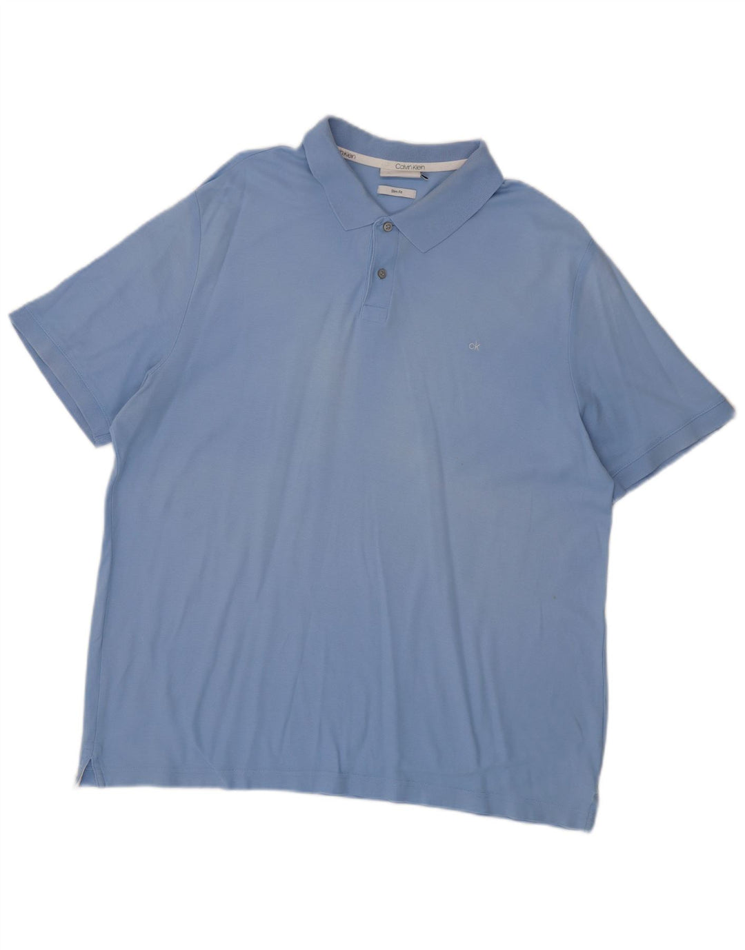 Calvin Klein Herren Slim Fit Poloshirt 2XL Blau
