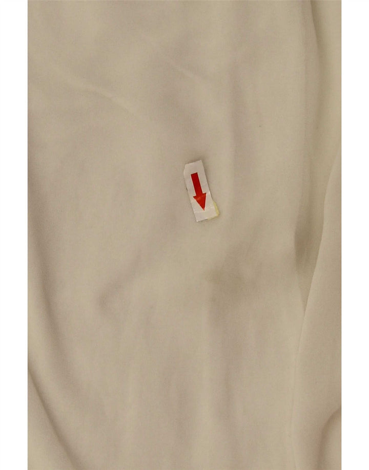 Zara Damen-Blusenoberteil in Übergröße, Größe UK 14, Mittelweiß, Polyester