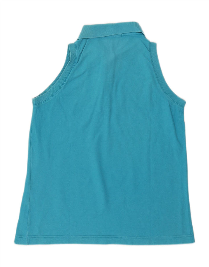 FILA Womens Sleeveless Polo Shirt IT 46 Large Blue Vintage Fila and Second-Hand Fila from Messina Hembry 