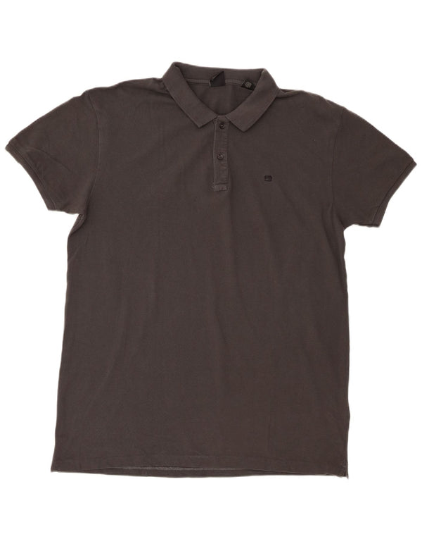 Scotch & Soda Herren Poloshirt 2XL Grau Baumwolle