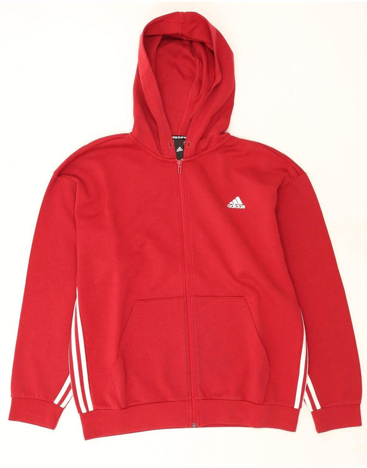 Adidas Herren Zip Hoodie Pullover XL Rot