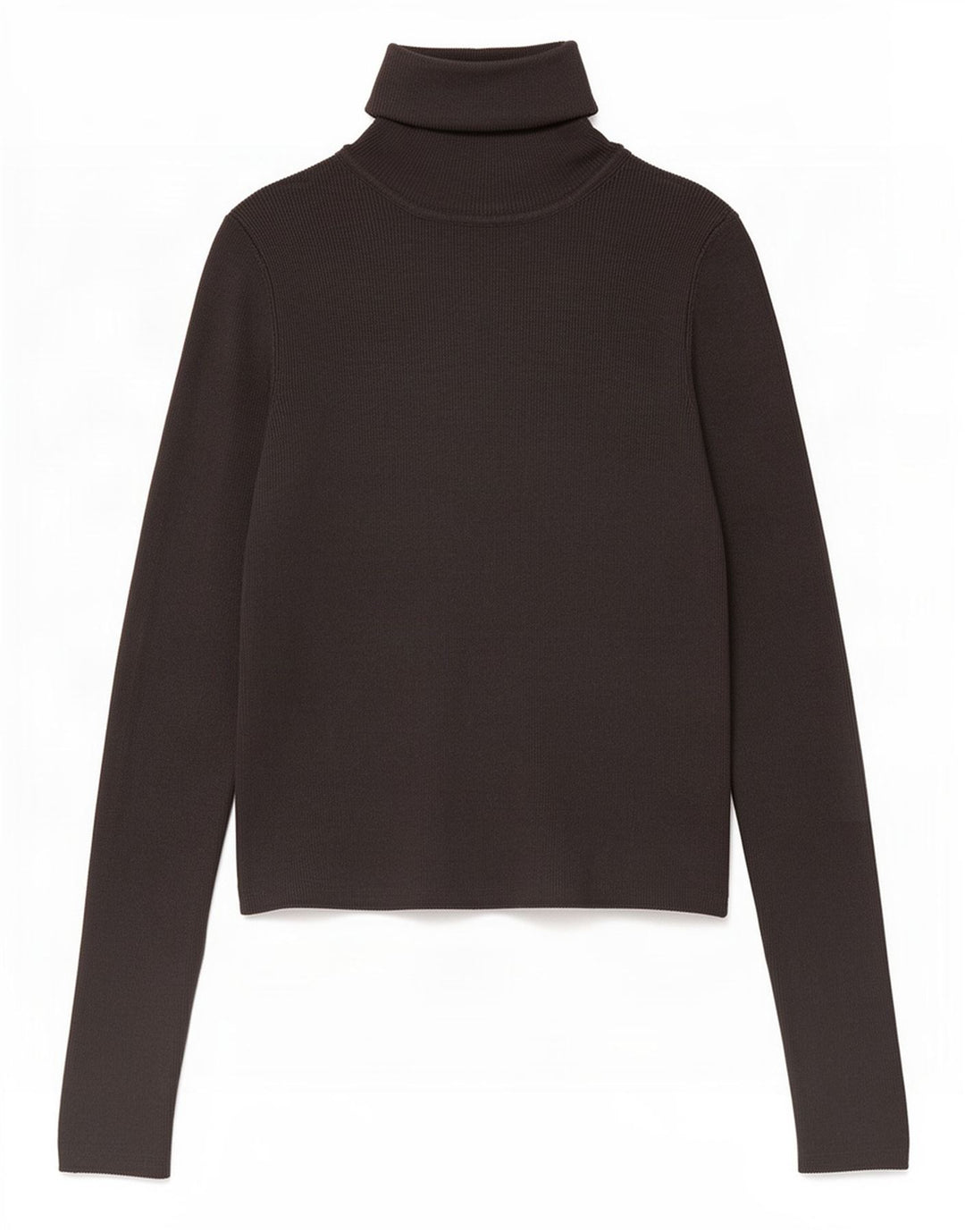 Zara Damen Crop Rollkragenpullover Pullover UK 12 Mittelgraue Viskose