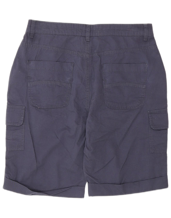 Weird Fish Damen Cargoshorts UK 14 Large W34 Marineblaue Baumwolle