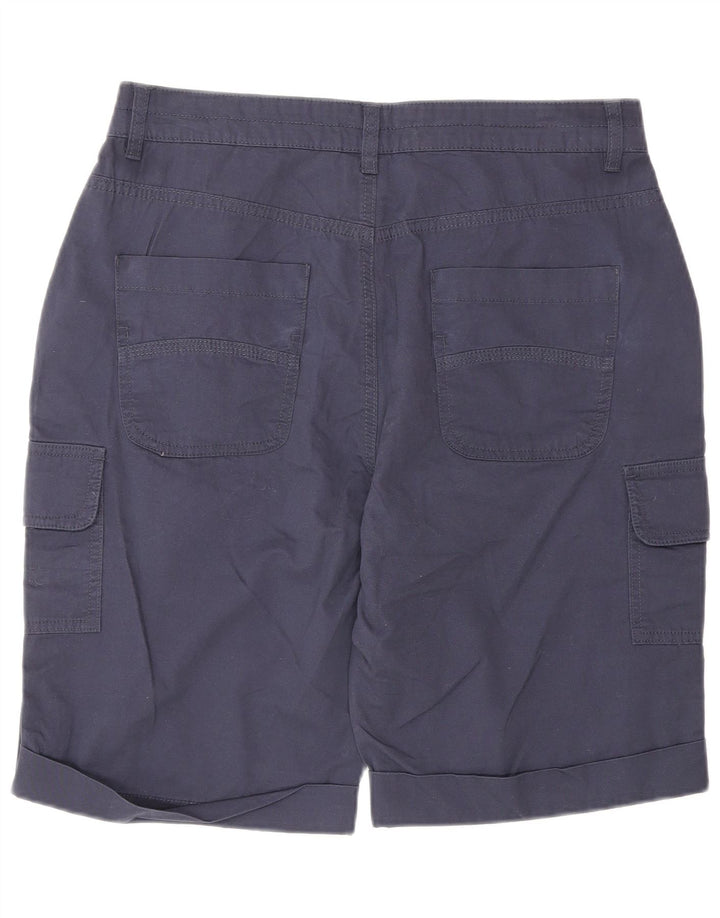 Weird Fish Damen Cargoshorts UK 14 Large W34 Marineblaue Baumwolle