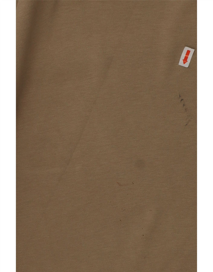 CALVIN KLEIN JEANS Langarm-Poloshirt für Jungen, 15–16 Jahre, beige Baumwolle