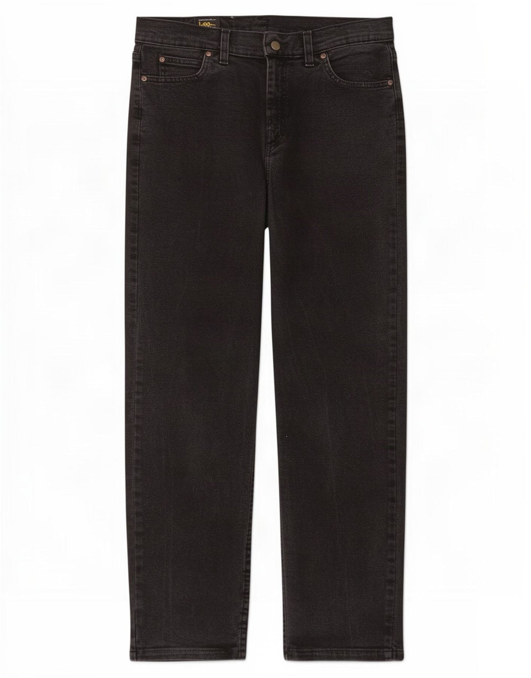 Lee Herren Straight Jeans W28 L30 Schwarz