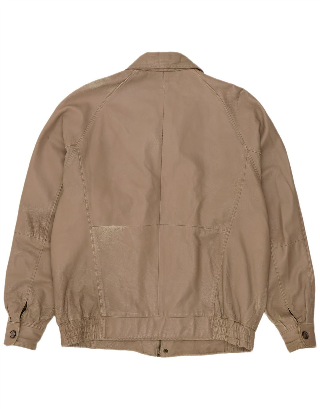 Vintage Herren Lederjacke UK 42 XL Beige