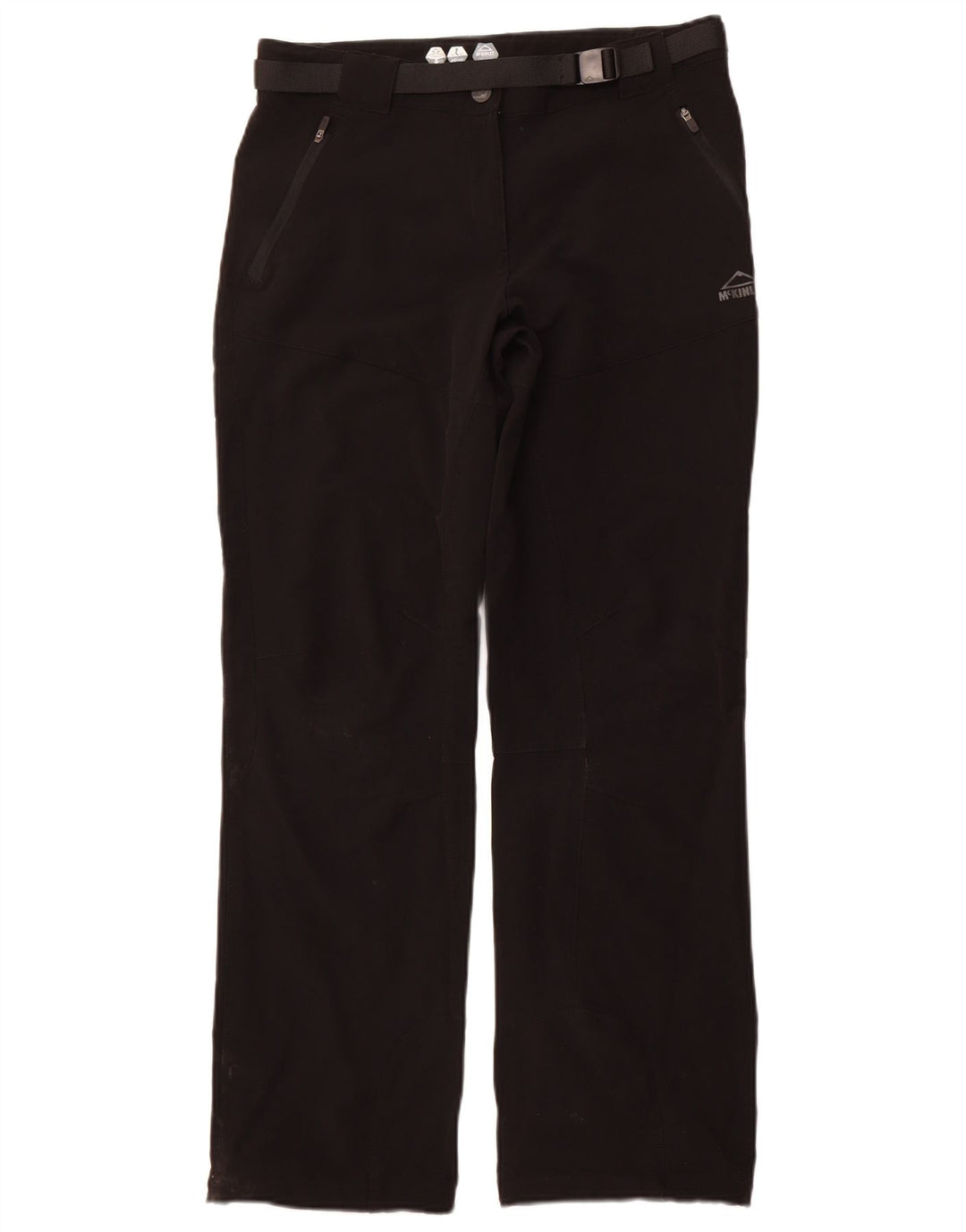 MCKINLEY Gerade Freizeithose für Damen, UK 14, Größe L, W32, L31, Schwarz