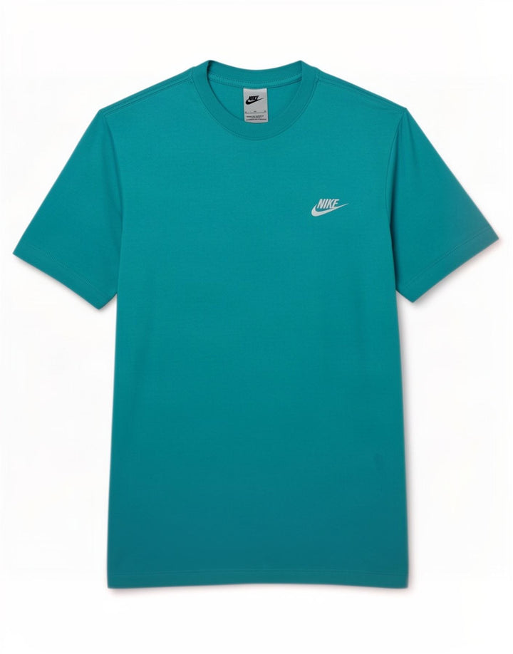 Nike Herren-T-Shirt aus mittelblauer Baumwolle