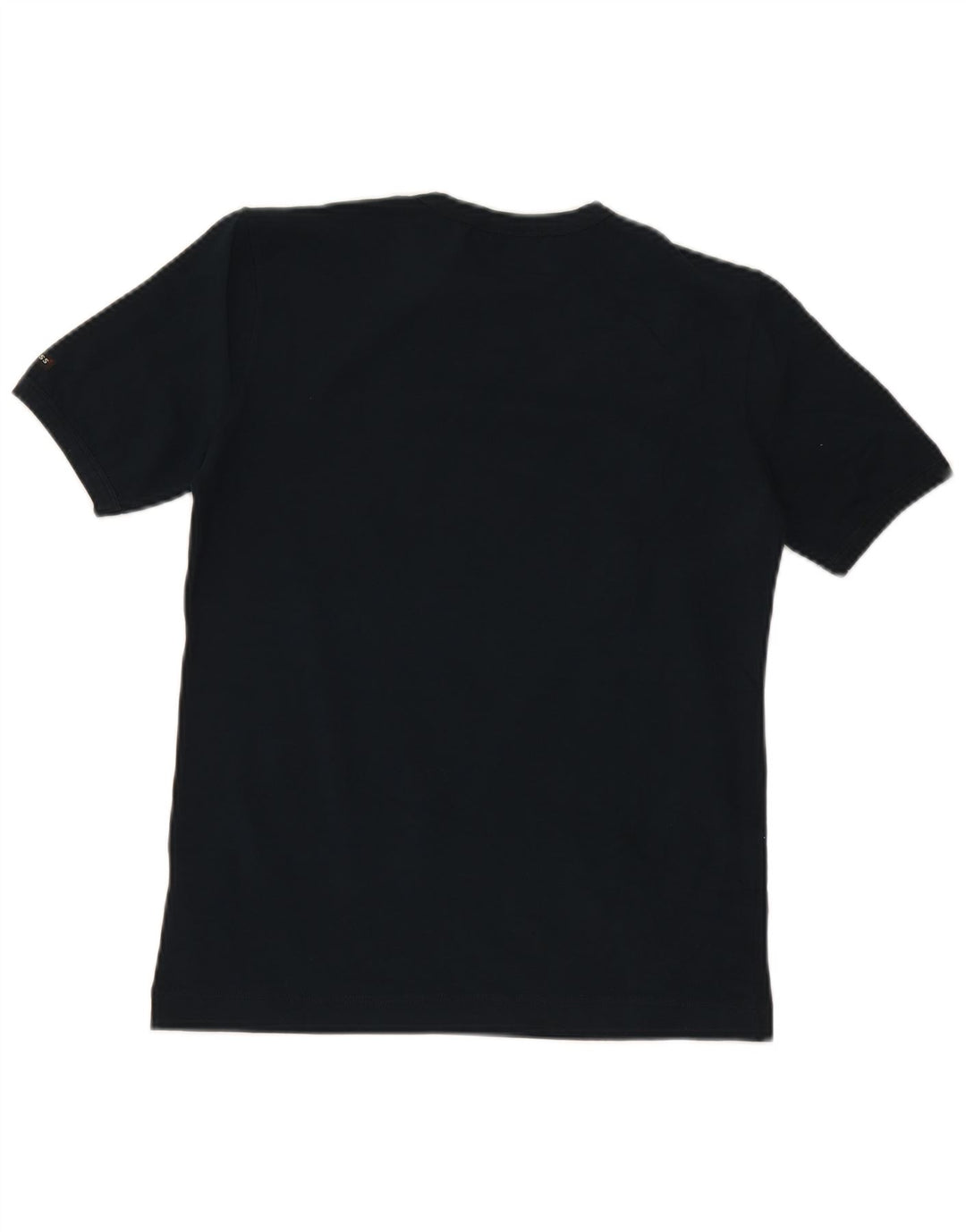 GUESS Damen T-Shirt Top UK 12 Medium Marineblau Baumwolle