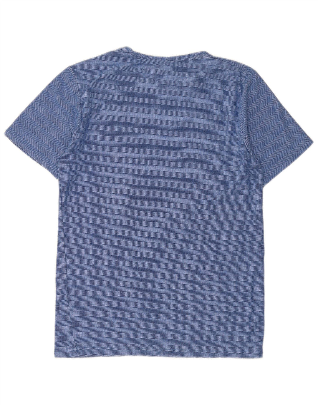 Zara Herren T-Shirt Top XL blau gestreift aus Baumwolle