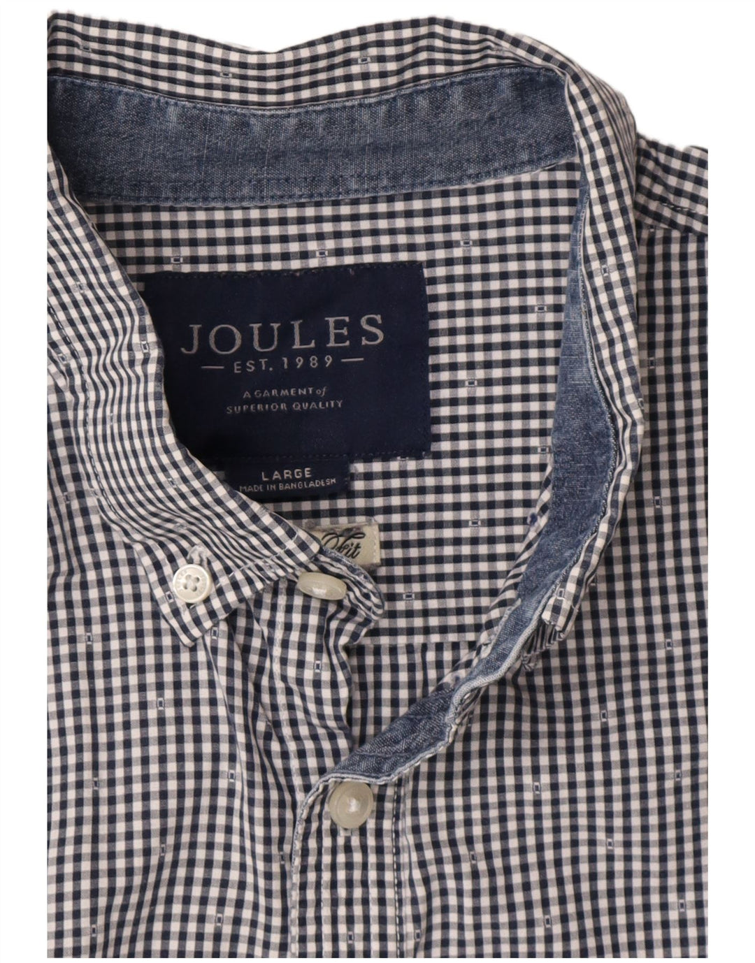 Joules Herrenhemd, groß, marineblau, kariert