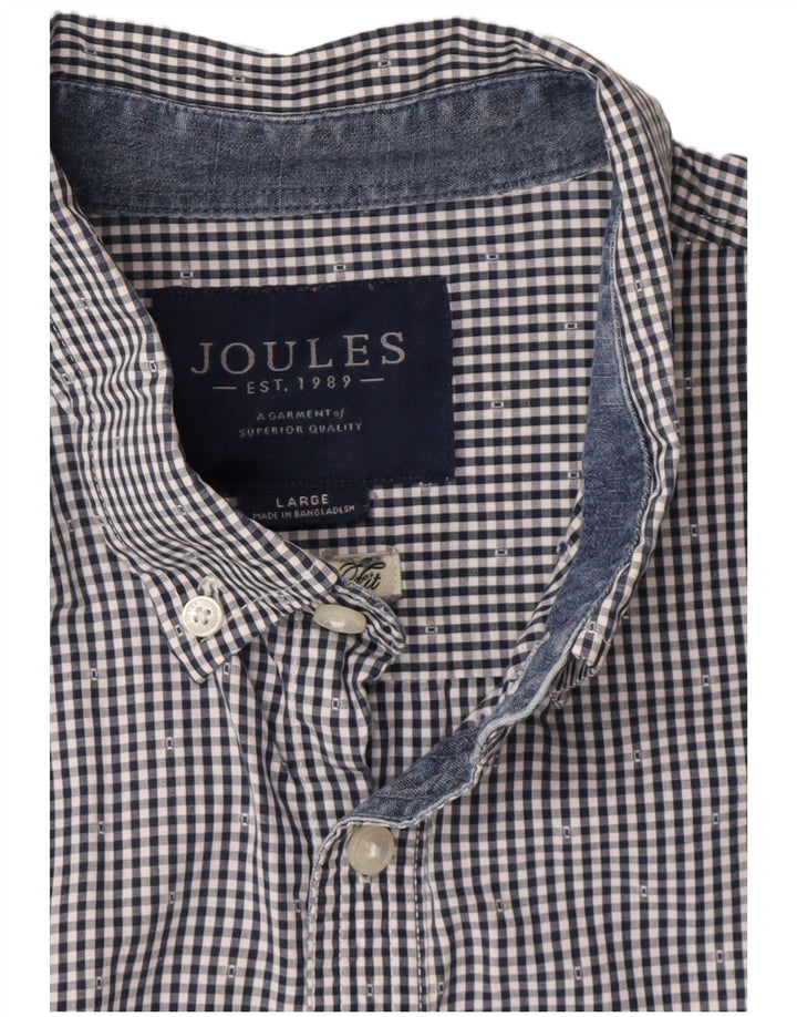 Joules Herrenhemd, groß, marineblau, kariert