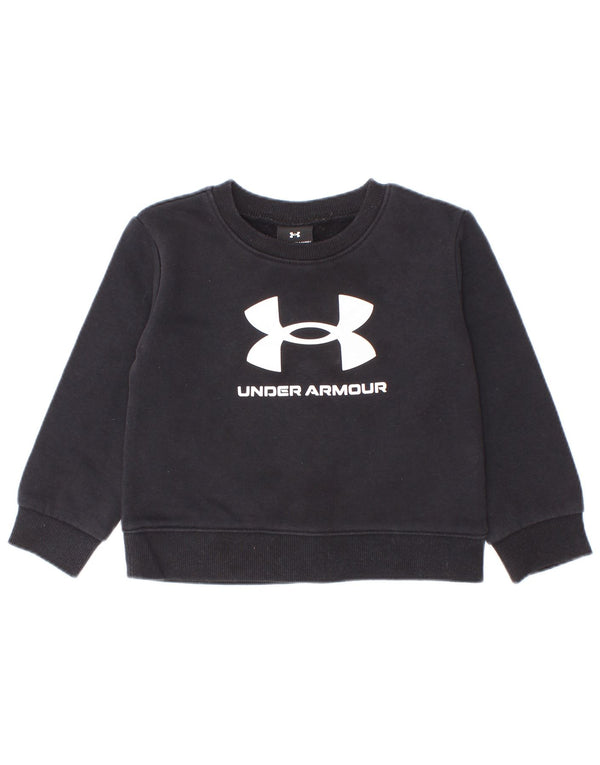 Under Armour Baby-Jungen-T-Shirt mit Grafik, 18–24 Monate, schwarze Baumwolle
