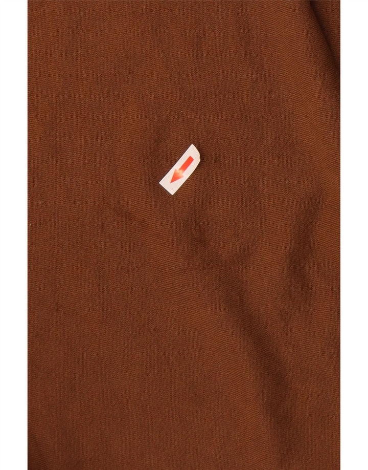 Zara Herren-Sweatshirt in Übergröße, groß, braune Baumwolle