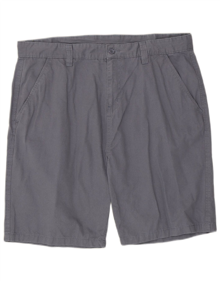 Mountain Warehouse Herren-Chinoshorts W34, Größe L, Blau, Baumwolle