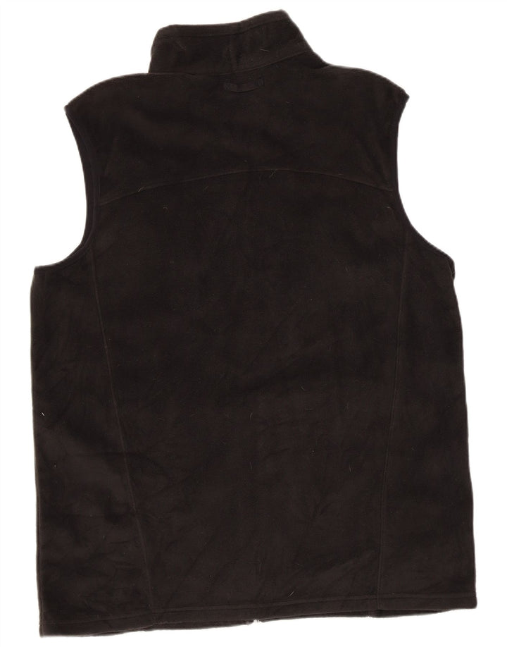 Eddie Bauer Herren Fleeceweste UK 40 Large Schwarz Polyester