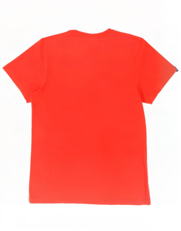 Adidas Herren Grafik T-Shirt Top Small Rot Baumwolle