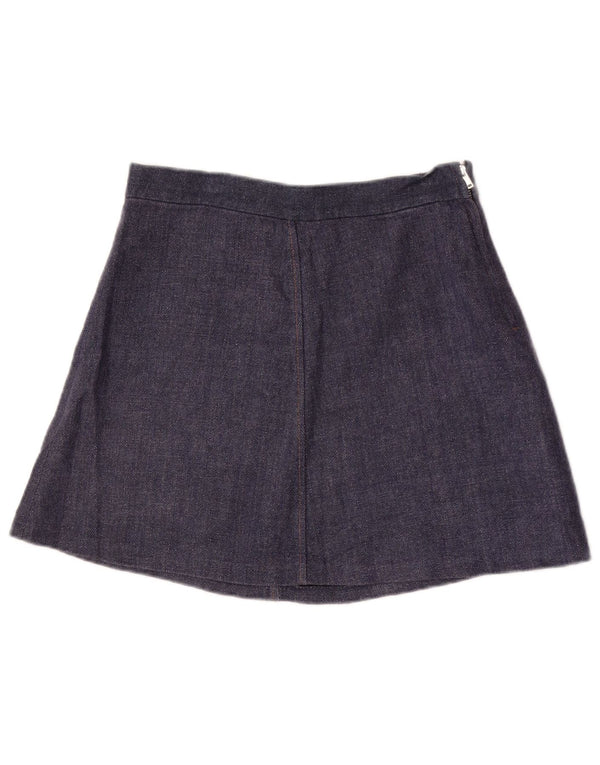 Zara Damen Minirock Medium W28 Blau