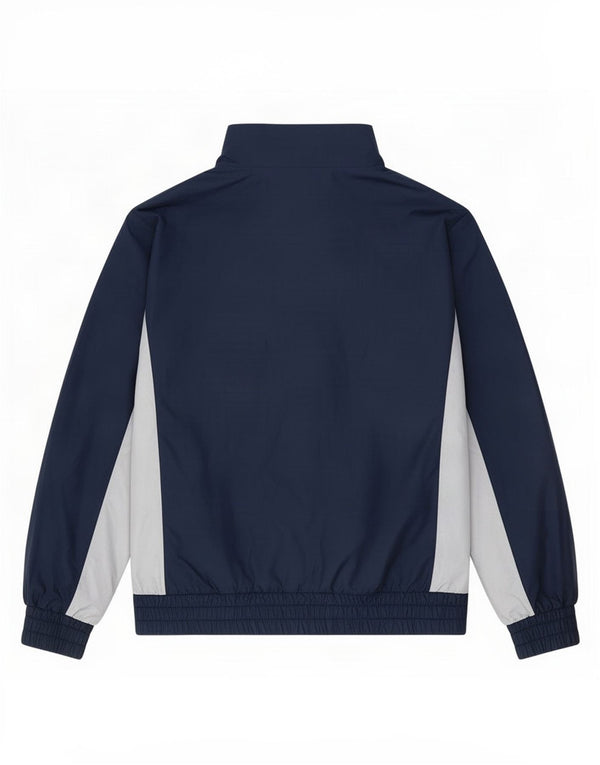 Nike Boys Tracksuit Top Jacket 10-11 Years Medium Navy Blue Colourblock