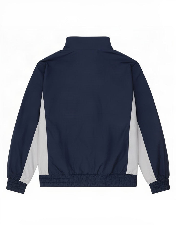 Nike Jungen-Trainingsanzug-Top-Jacke, 10–11 Jahre, mittleres Marineblau, Farbblock