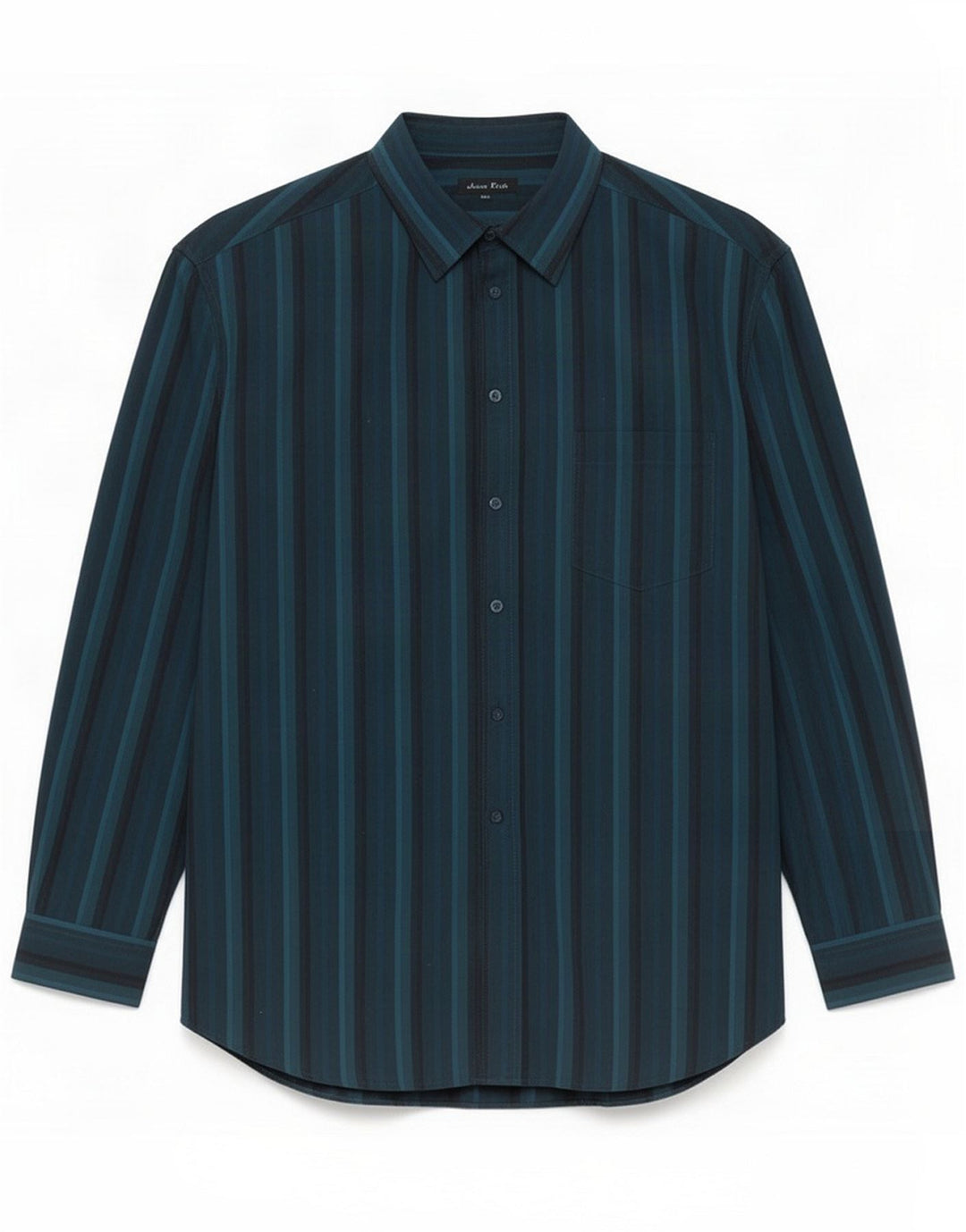 James Pringle Herrenhemd 2XL Blaues Polyester