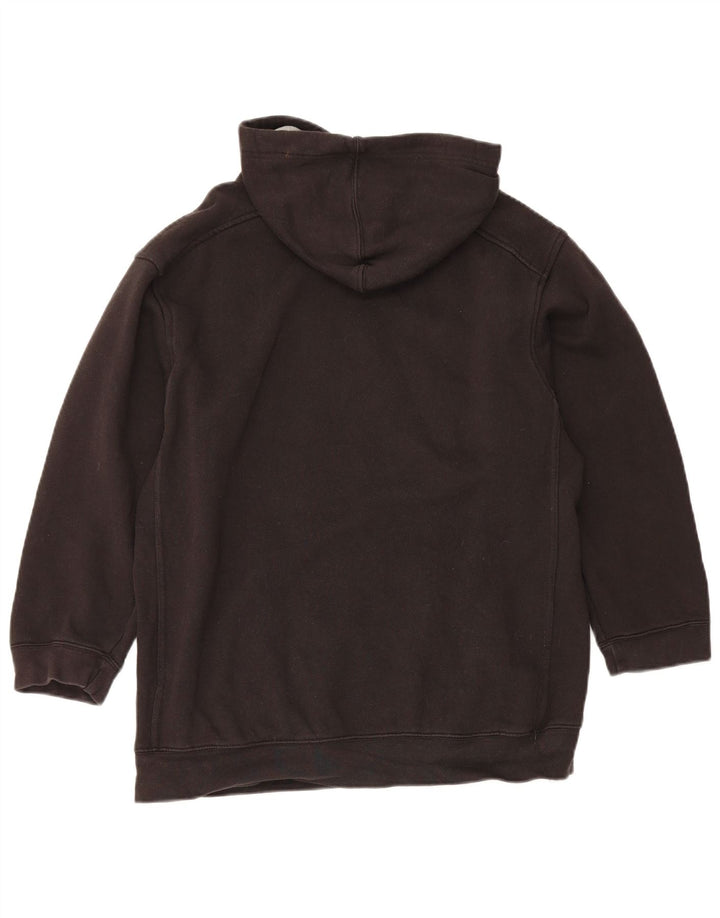 Starter Herren-Kapuzenpullover aus mittelschwarzer Baumwolle