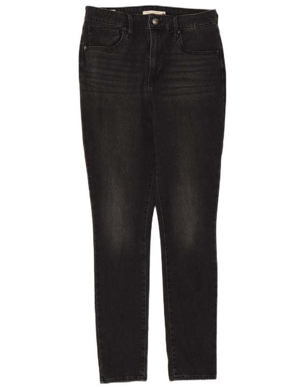 Levi's Damen 721 High Rise Skinny Jeans W30 L30 Graue Baumwolle