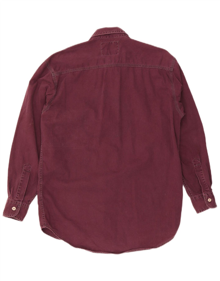 Levi's Herren-Jeanshemd, Größe S, Burgunderrot, Baumwolle