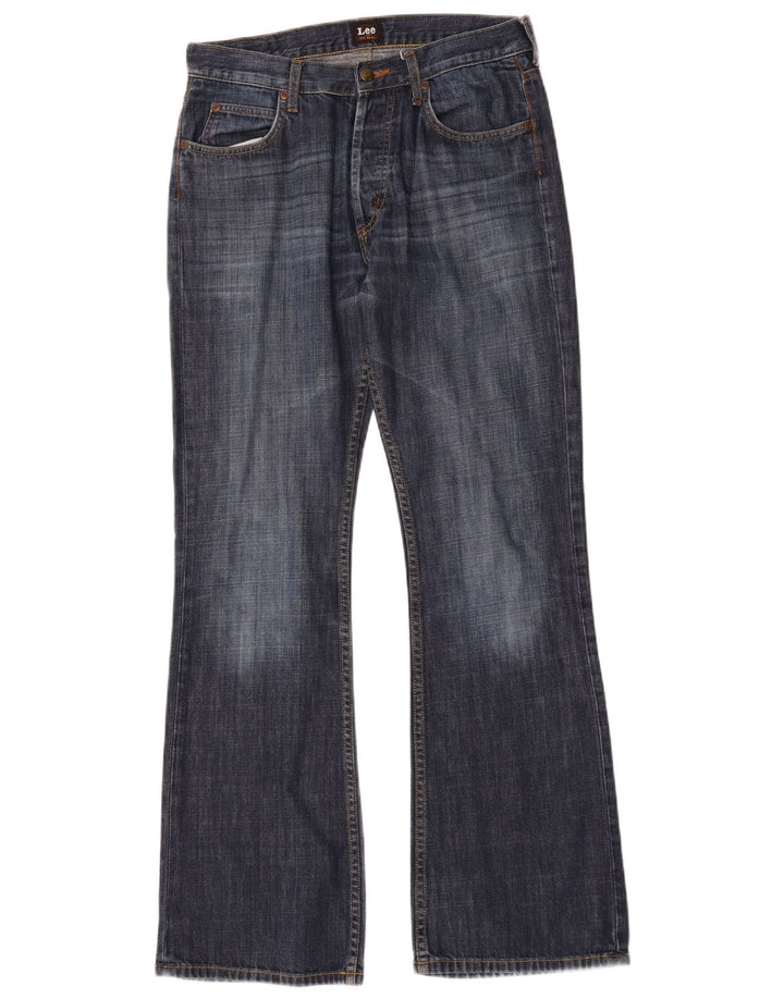 Lee Herren Denver Bootcut Jeans W32 L34 Marineblaue Baumwolle