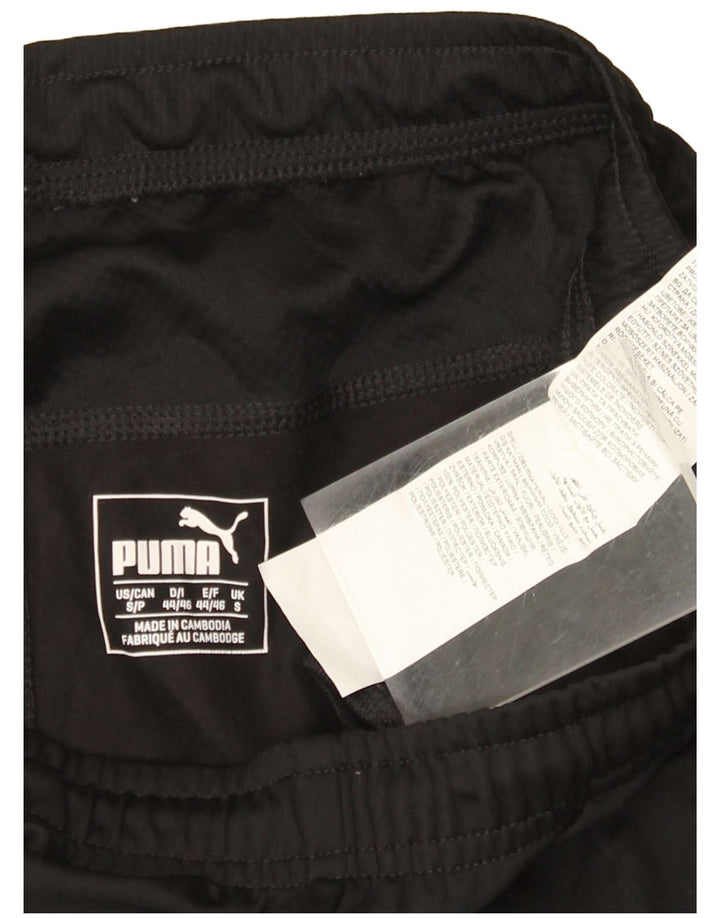Puma Herren-Trainingshose mit Grafik, Größe S, Schwarz, Polyester