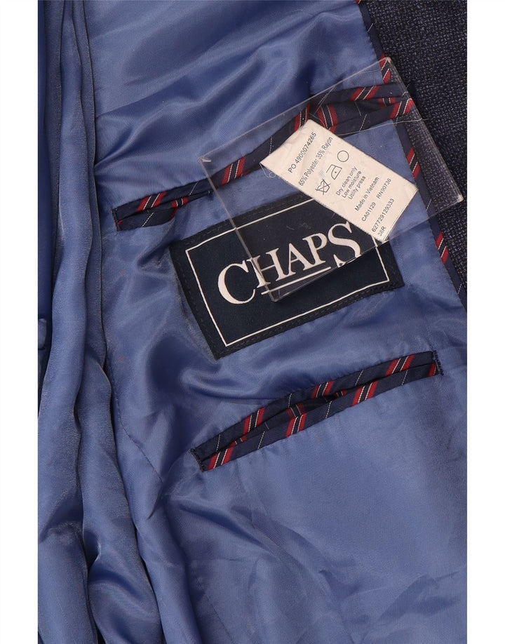CHAPS Herren-Blazerjacke mit 2 Knöpfen, UK 38, Mittelmarineblau, Polyester
