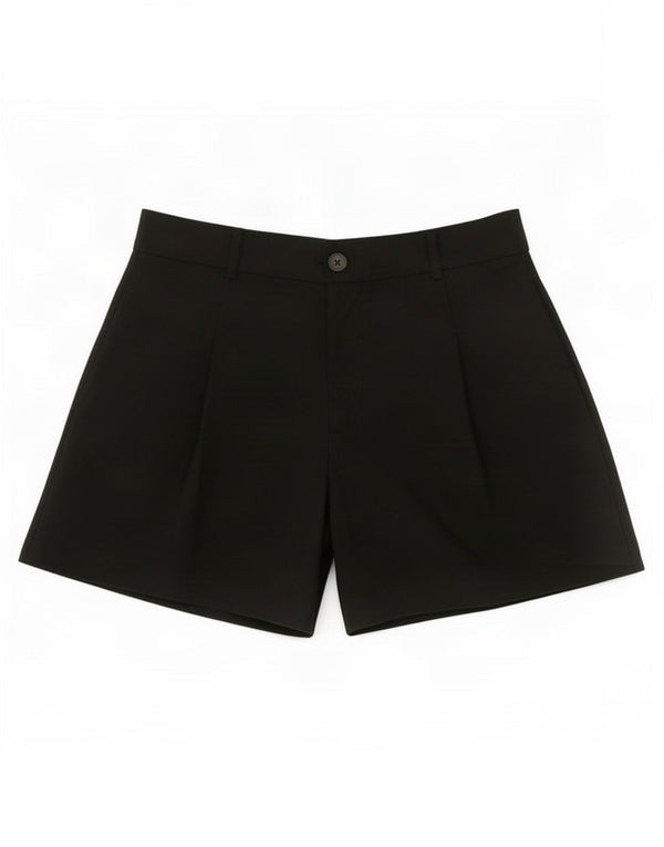 Zara Damen Pegged Chino Shorts Medium W28 Schwarz