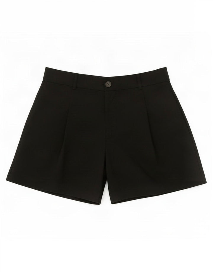 Zara Damen Pegged Chino Shorts Medium W28 Schwarz