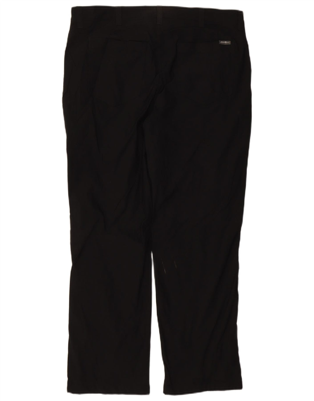 EDDIE BAUER Gerade Herren-Cargohose W38 L30 Schwarzes Nylon